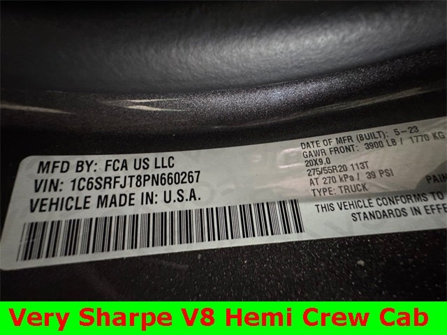 2023 RAM 1500 Laramie Crew Cab 4x4 5'7' Box