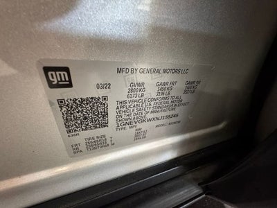 2022 Chevrolet Traverse AWD LT Cloth