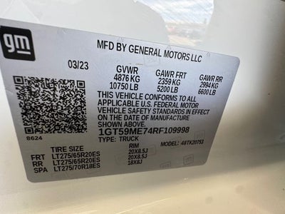 2024 GMC Sierra 2500HD 4WD Double Cab Standard Bed SLE