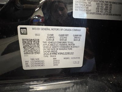 2022 Chevrolet Silverado 2500HD 4WD Crew Cab Standard Bed High Country