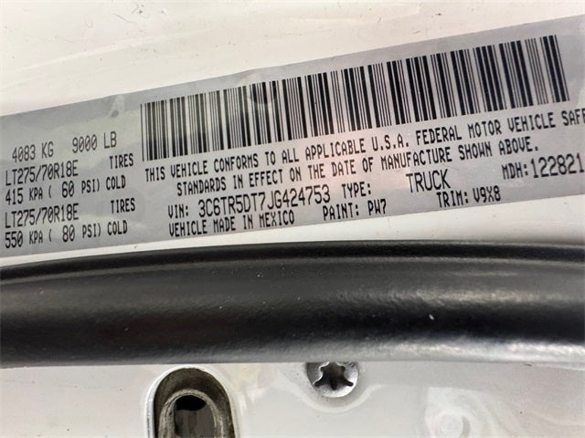 2018 RAM 2500 SLT Crew Cab 4x4 6'4' Box