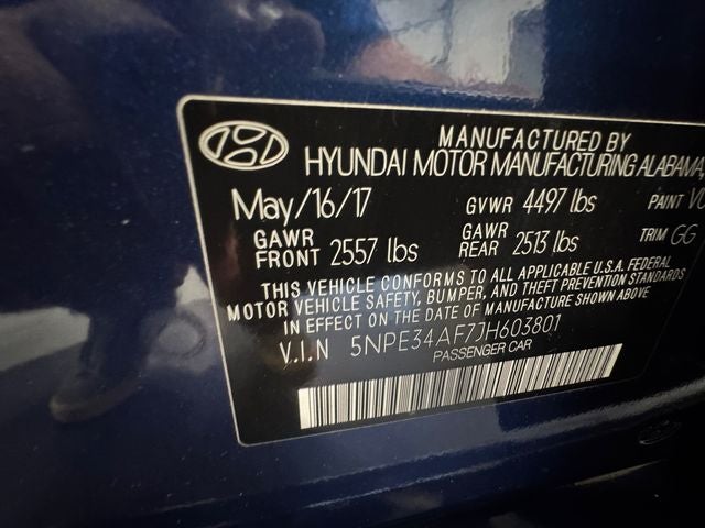 2018 Hyundai Sonata Limited