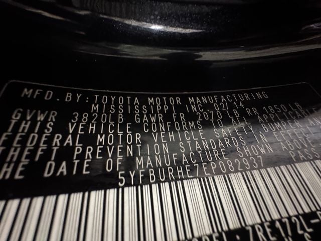 2014 Toyota Corolla LE 1.8 Liter Sedan Automatic