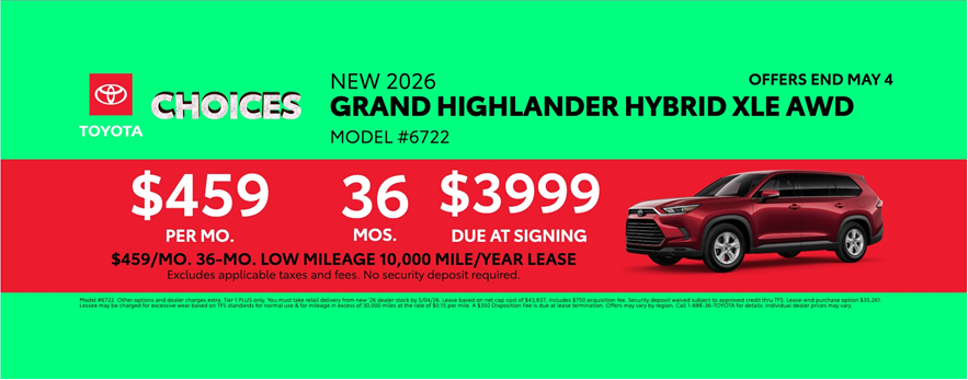 New 2026 Grand Highlander Hybrid XLE AWD